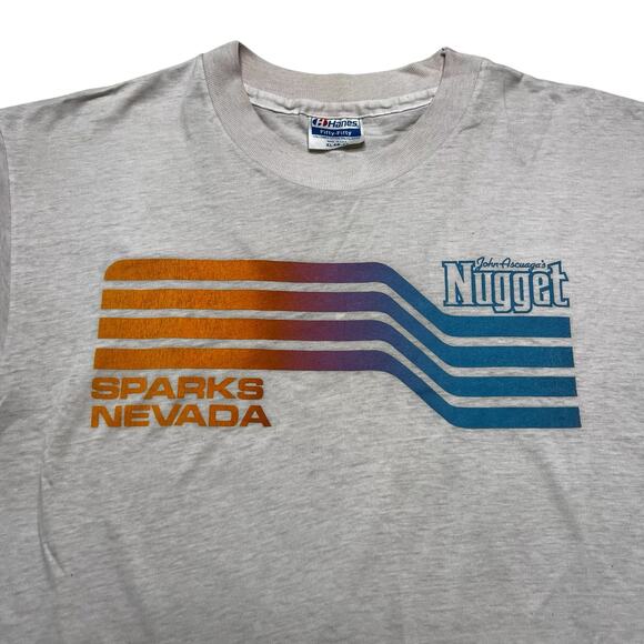 Vintage 80’s Nugget Reno Nevada T-shirt size Large Retro / retro / boho / casual - Picture 3 of 9